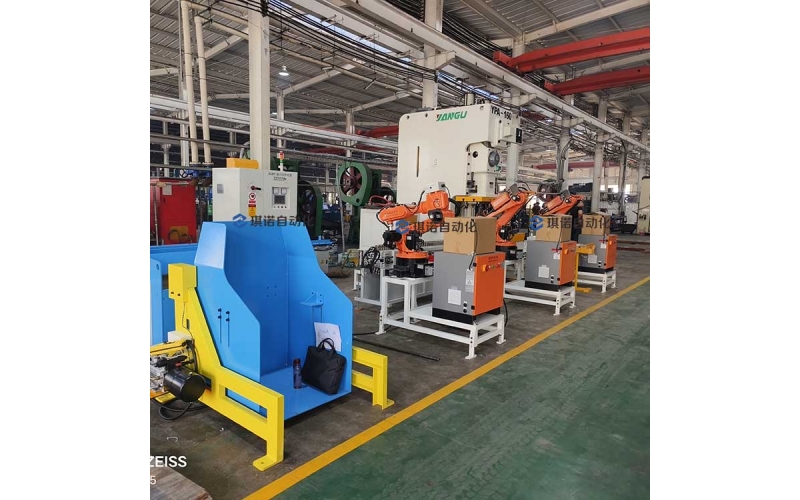 粉末冶金四軸關節機器人生產線的特點